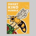 outdoor poster design sweet kind humble