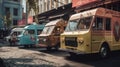 outdoor Premium food trucks with Generative AI