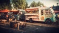 outdoor Premium food trucks with Generative AI