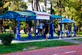 Outdoor public gym in Batumi