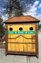 An Outdoor Recycling Bin Royalty Free Stock Photo