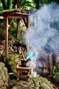 Outdoor Restaurant, Lake Arenal, Costa Rica, Central America