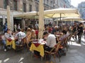 Outdoor restaurant in Venice