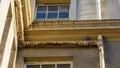 Outdoor Rusty Gutter A Royalty Free Stock Photo
