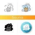 Outdoor sauna icon