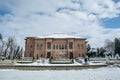 Outdoor scenery of Brancoveanu Palace from Romania , Mogosoaia city