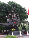 Outdoor scenery with Thich Quang Duc Monument.