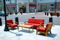 Outdoor seating area