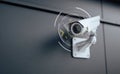 Outdoor Security camera. CCTV, secure, monitoring concept Royalty Free Stock Photo