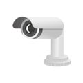 Outdoor security camera with plastic and steel material for home