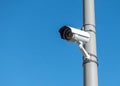Outdoor security camera to keep thieves away Royalty Free Stock Photo