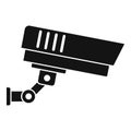 Outdoor security icon, simple style