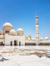 Outdoor shoot of Sheikh zayed mosque, abu dhabi, uae, middle east Royalty Free Stock Photo