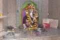 Outdoor shrine of Ganesha, elephant god of beginnings