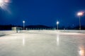 Outdoor skating rink