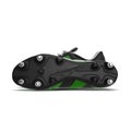 Outdoor soccer cleats shoes on white. 3D illustration