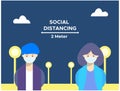 Outdoor social distancing