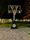 Outdoor sport basketball court