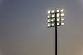 Outdoor stadium lights tower Royalty Free Stock Photo