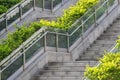 Outdoor stair in pattern