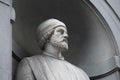 Outdoor statue in the piazzale degli Uffizi, Florence.