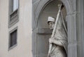 Outdoor statue in the piazzale degli Uffizi, Florence.