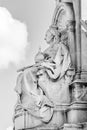 Queen Victoria statue in front of Buckingham Palace in London Royalty Free Stock Photo