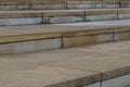 The outdoor steps are made of large stone slabs with irregularities to prevent slipping in the rain. Pedestrian Descent