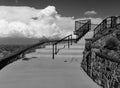 Outdoor stone stairs