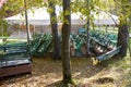 Outdoor summer theater in the garden Royalty Free Stock Photo