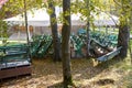 Outdoor summer theater in the garden Royalty Free Stock Photo