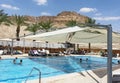 Outdoor Swimming Pool at a Dead Sea Resort Hotel in Israel