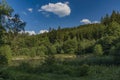 Outdoor swimming pool near Vysoke nad Jizerou town Royalty Free Stock Photo