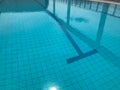 swimming pool and Starting Platform at noon