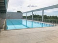 swimming pool and Starting Platform at noon