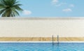 Outdoor swimming pool Royalty Free Stock Photo
