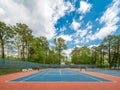 Outdoor tennis court Royalty Free Stock Photo