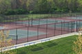 Outdoor Tennis Courts Royalty Free Stock Photo