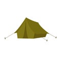 Outdoor tent vector illustration. Royalty Free Stock Photo