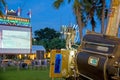 Outdoor Theater in thailand, focus selective