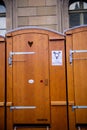 Outdoor toilets