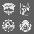 Outdoor travel logos