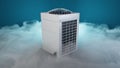 Vrv air conditioning fog 3d render