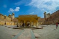 Outdoor view of Amber Fort palace, is the main tourist attraction in the Jaipur area, near Jaipur in Rajasthan in India
