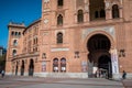 Outdoor view of Bullring of Las Ventas in Madrid Royalty Free Stock Photo