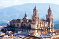 Outdoor view of Renaissance style Cathedral in Jaen