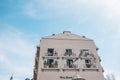 Outdoor view of a residential building in Karlovy Vary, Czech Republic Royalty Free Stock Photo