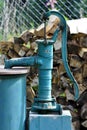 Outdoor water pump Royalty Free Stock Photo