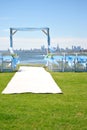 Outdoor Wedding Scene Royalty Free Stock Photo