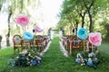 Outdoor wedding Scene